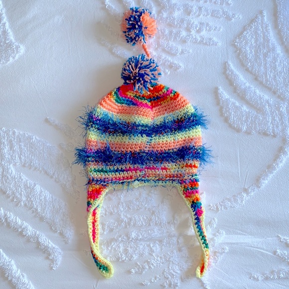 Hand Knitted Kids Beanie - Picture 2 of 5